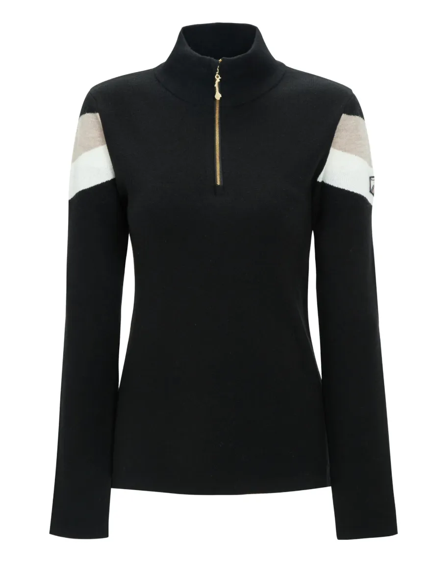 Bilde av WoolLand Hemsedal Knitted Top Woman Black
